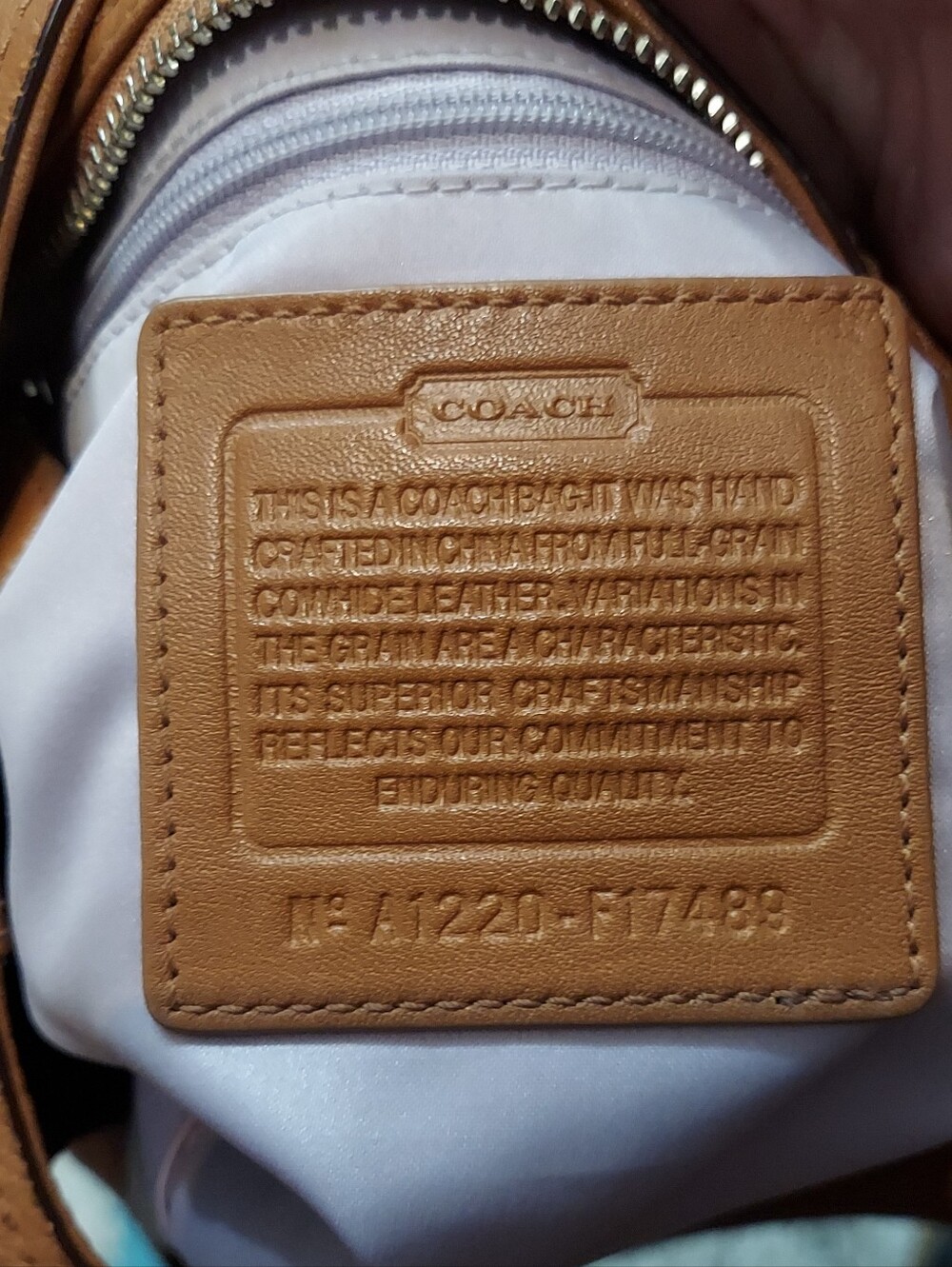 Coach East West Duffle Convertable Leather Shoulder Bag Very Gently Loved - Picture 10 of 11